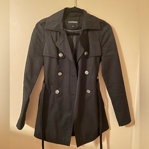 EXPRESS Black Trench Coat